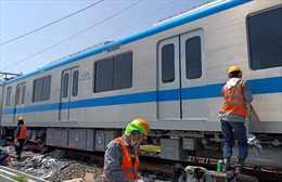 TP Hồ Chí Minh: Đã khắc phục nguyên trạng đoàn tàu metro bị vẽ bậy