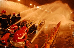 TP Hồ Chí Minh: Cấm xe lưu thông qua hầm Thủ Thiêm trong 9 ngày để diễn tập PCCC