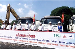 TP Hồ Chí Minh: Khởi công công trình hạ tầng kỹ thuật tuyến metro số 2