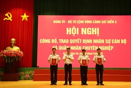 Bộ Tư lệnh Vùng Cảnh sát biển 3 thành lập mới Ban Quân báo Trinh sát và Trạm Trinh sát Kỹ thuật