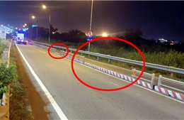 Hàng loạt dải phân cách đường dẫn cao tốc TP Hồ Chí Minh - Long Thành bị mất cắp