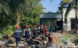 TP Hồ Chí Minh: Sập sàn nhà, 1 người bị chôn vùi