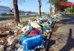 TP Hồ Chí Minh: Rác thải chất đống ven đường gây hôi thối, ô nhiễm môi trường