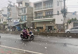 Nhiều quận, huyện ở TP Hồ Chí Minh xuất hiện mưa lớn