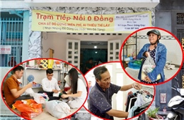 ‘Trạm tiếp nối 0 đồng’ tiếp nối yêu thương