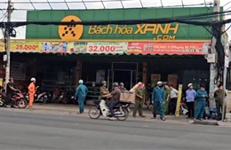 TP Hồ Chí Minh: Cháy cửa hàng Bách Hóa Xanh ở huyện Bình Chánh