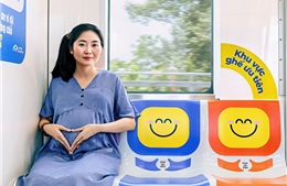 Thay đổi màu ghế ưu tiên trên tàu metro số 1 để lan tỏa văn hóa ứng xử văn minh