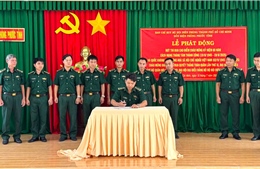 Đồn Biên phòng Phước Tĩnh phát động thi đua cao điểm chào mừng Quốc khánh 2/9