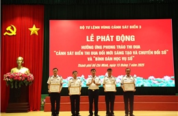 Bộ Tư lệnh Vùng Cảnh sát biển 3 phát động phong trào thi đua &#39;Đổi mới sáng tạo và chuyển đổi số&#39;