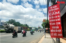TP Hồ Chí Minh: Cấm xe tải và xe khách dừng, đỗ trên đường Đỗ Mười, Lê Đức Anh từ ngày 2/8
