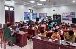 Bộ đội Biên phòng TP Hồ Chí Minh giúp trẻ vùng biển giỏi bơi, tự tin nói tiếng Anh