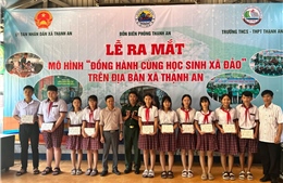 TP Hồ Chí Minh: Đồn Biên phòng Thạnh An chăm lo, hỗ trợ các em học sinh xã đảo