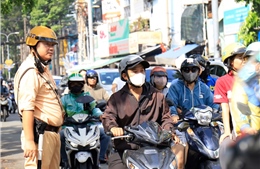 CSGT TP Hồ Chí Minh siết chặt trật tự an toàn giao thông trong ngày khai giảng