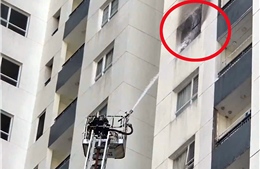 TP Hồ Chí Minh: Cháy căn hộ tầng 12 chung cư Dream Home Palace