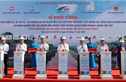 TP Hồ Chí Minh khởi công hai gói thầu hơn 2.370 tỷ đồng cải tạo rạch Xuyên Tâm