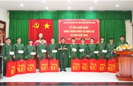 Bộ đội Biên phòng TP Hồ Chí Minh tiễn 196 quân nhân xuất ngũ