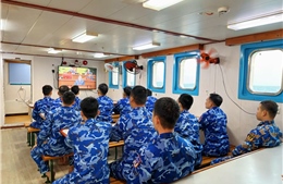 Cán bộ, chiến sĩ nơi tuyến đầu biển, đảo gửi trọn niềm tin về Đại hội XIV của Đảng