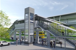 TP Hồ Chí Minh: Lắp đặt thang máy tại các cầu vượt bộ hành tuyến metro số 1