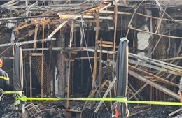 TP Hồ Chí Minh: Hỗ trợ tiền, nhu yếu phẩm cho các hộ dân bị cháy tại phường Bình Đông