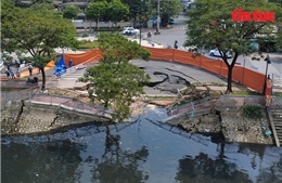 TP Hồ Chí Minh: Xác định nguyên nhân sụt lún bờ kênh Tàu Hũ