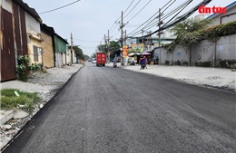 Đường Tân Thới Nhất 08 được sửa chữa sau phản ánh của Báo Tin tức và Dân tộc