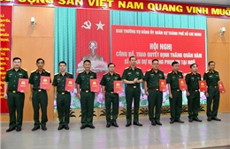 Trên 170 sĩ quan dự bị được thăng quân hàm tại TP Hồ Chí Minh