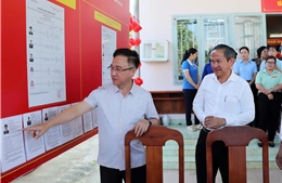 Lãnh đạo TP Hồ Chí Minh kiểm tra công tác chuẩn bị bầu cử tại phường Phú An