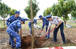 Bộ Tư lệnh Vùng Cảnh sát biển 3 phát động trồng cây ‘Đời đời nhớ ơn Bác Hồ’