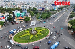 TP Hồ Chí Minh thí điểm phân luồng mới tại vòng xoay Nguyễn Bỉnh Khiêm