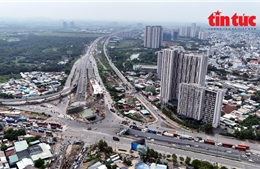 Toàn cảnh nút giao hơn 3.400 tỷ đồng ở TP Hồ Chí Minh đạt 80% tiến độ