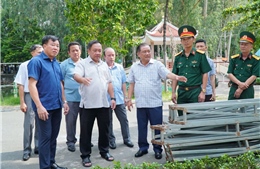 Quân khu 7 khảo sát vị trí nghi có mộ liệt sĩ tại Công viên Lê Thị Riêng