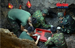 Phát hiện thêm 5 bộ hài cốt liệt sĩ tại Công viên Lê Thị Riêng