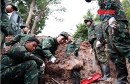 Xuyên lễ tìm kiếm hài cốt liệt sĩ tại Công viên Lê Thị Riêng