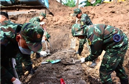 Quy tập thêm 28 bộ hài cốt liệt sĩ tại Công viên Lê Thị Riêng