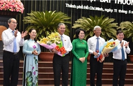 Thiếu tướng Ngô Minh Châu và ông Võ Văn Hoan được bầu làm Phó Chủ tịch Uỷ ban Nhân dân TP Hồ Chí Minh