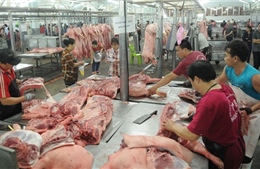Thịt lợn tăng giá trở lại tại TP Hồ Chí Minh