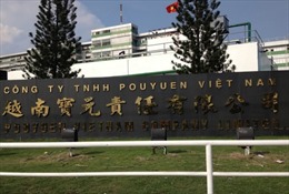 Chỉ số rủi ro lây nhiễm COVID-19 của công ty PouYuen Việt Nam giảm còn 42%