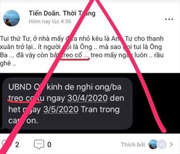 TP Hồ Chí Minh bác bỏ tin nhắn xuyên tạc lan truyền trên mạng xã hội