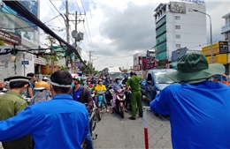 Ngày thứ tư thực hiện Chỉ thị 16, người dân TP Hồ Chí Minh ra đường vẫn đông
