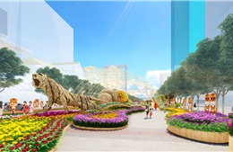 Nhiều nét mới tại đường hoa Nguyễn Huệ Tết Nhâm Dần 2022