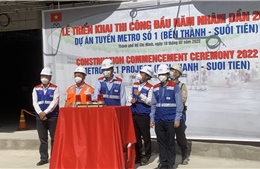 TP Hồ Chí Minh: Tuyến Metro số 1 dự kiến vận hành thương mại cuối năm 2023