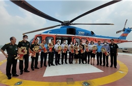 Khai thác tour du lịch &#39;Ngắm TP Hồ Chí Minh từ trên cao&#39; bằng máy bay trực thăng vào dịp 30/4-1/5