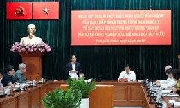TP Hồ Chí Minh kiến nghị Trung ương ban hành chính sách phù hợp để thu hút đội ngũ trí thức