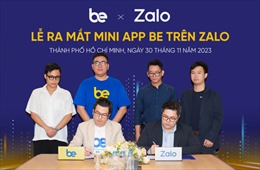 Be ra mắt tính năng đặt xe trên Zalo Mini App
