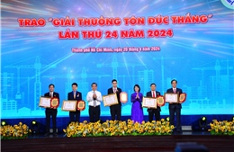 TP Hồ Chí Minh: 15 cá nhân vinh dự nhận giải thưởng Tôn Đức Thắng năm 2024