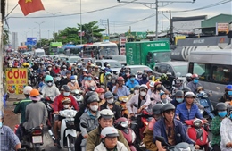 TP Hồ Chí Minh: Các tuyến đường cửa ngõ ùn ứ trong chiều ngày cuối cùng của kỳ nghỉ lễ 2/9