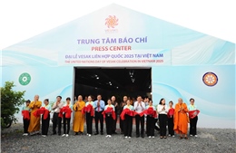 Khánh thành Trung tâm chí Báo chí phục vụ Đại lễ Vesak tại TP Hồ Chí Minh