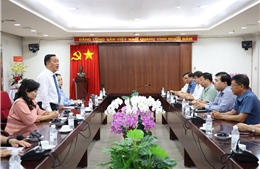 Lãnh đạo TP Hồ Chí Minh thăm Trung tâm Thông tin TTXVN khu vực phía Nam