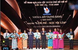 Giải Báo chí TP Hồ Chí Minh tôn vinh những tác phẩm phụng sự nhân dân