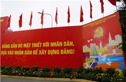 TP Hồ Chí Minh rực rỡ cờ hoa chào mừng Đại hội đại biểu Đảng bộ lần thứ I
